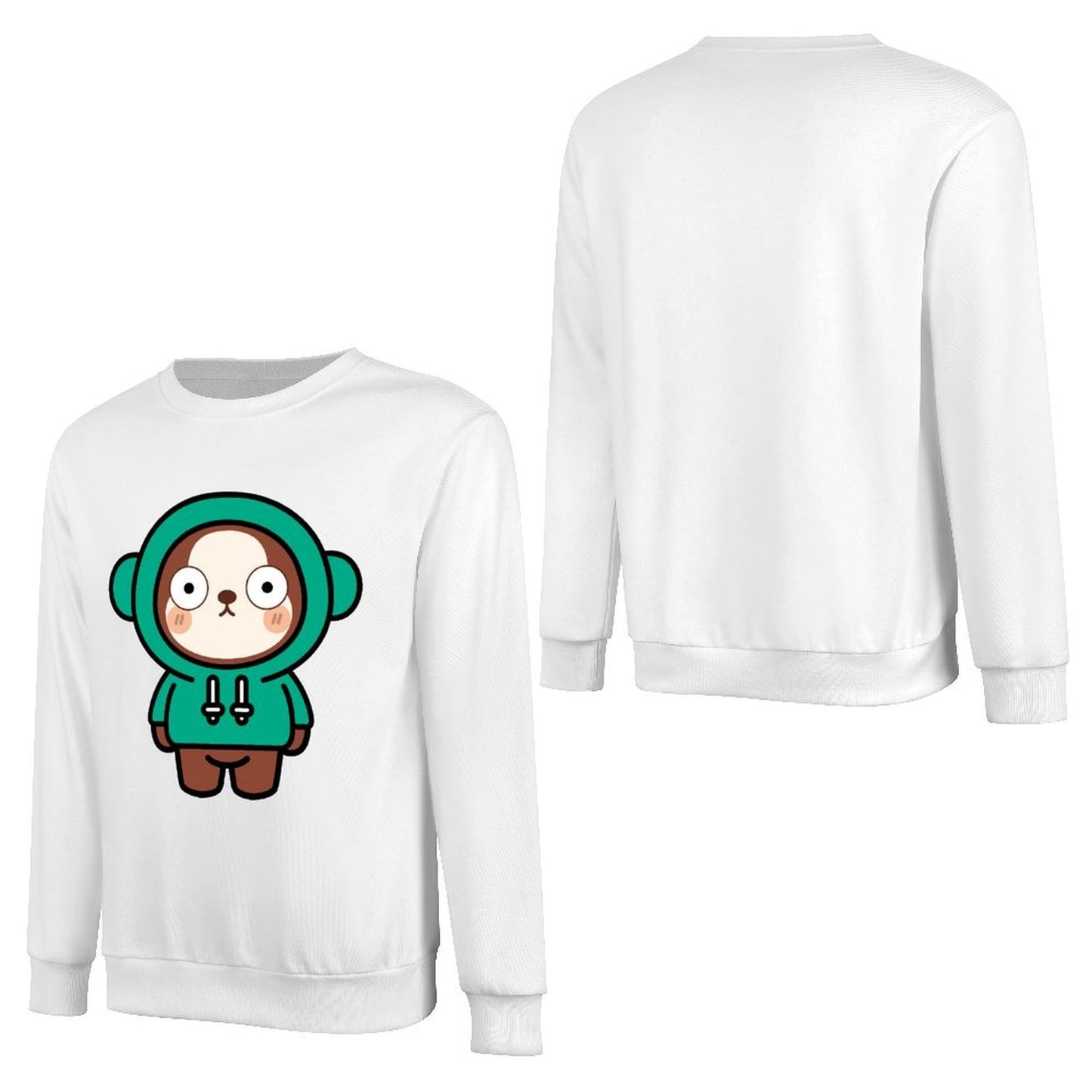 Front Patterned Long Sleeve TopNeutral Street