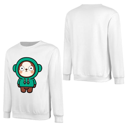 Front Patterned Long Sleeve TopNeutral Street