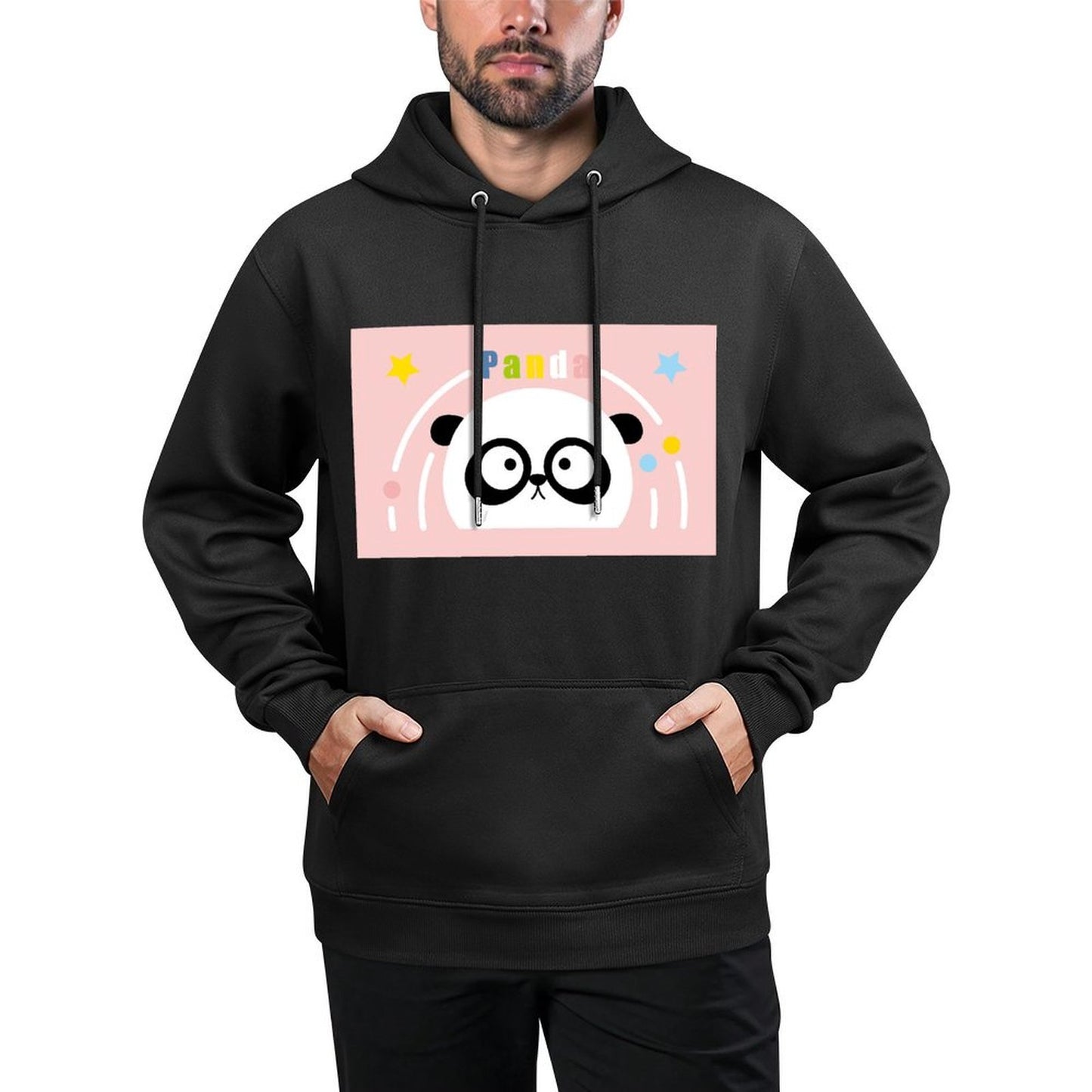 Minimalist Colorfast Front Graphic Hoodies