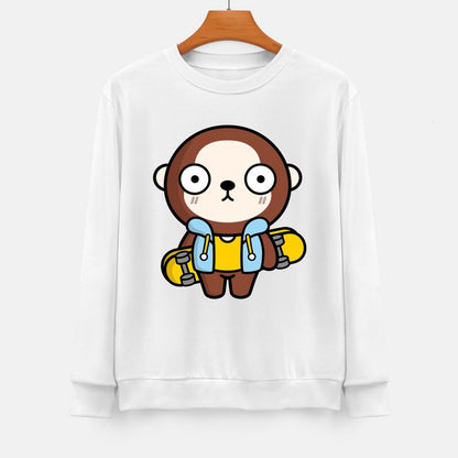 Front Patterned Long Sleeve TopFresh Natural