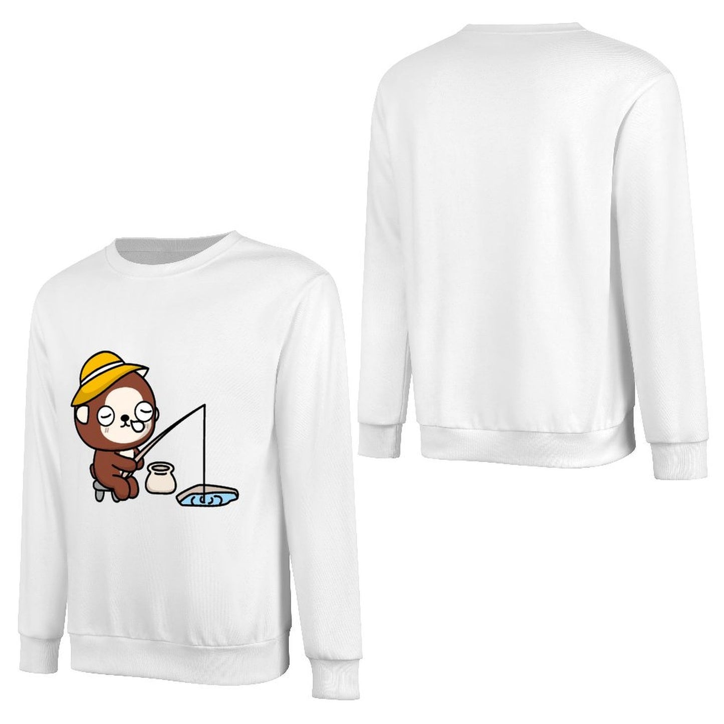 Front Patterned Long Sleeve TopPremiumSeries Soft-Touch