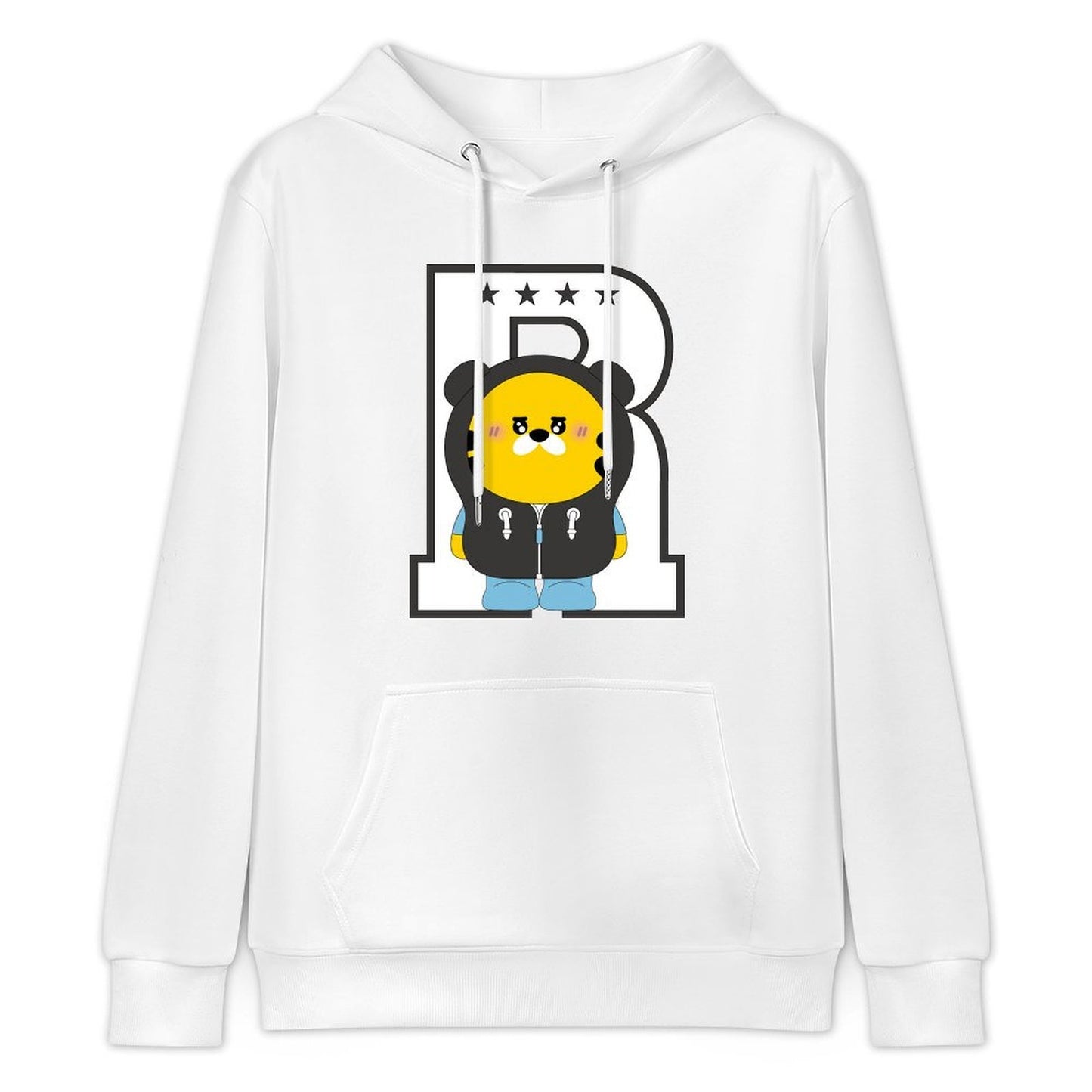 Tear-Resistant ModernFit Front Graphic Hoodies