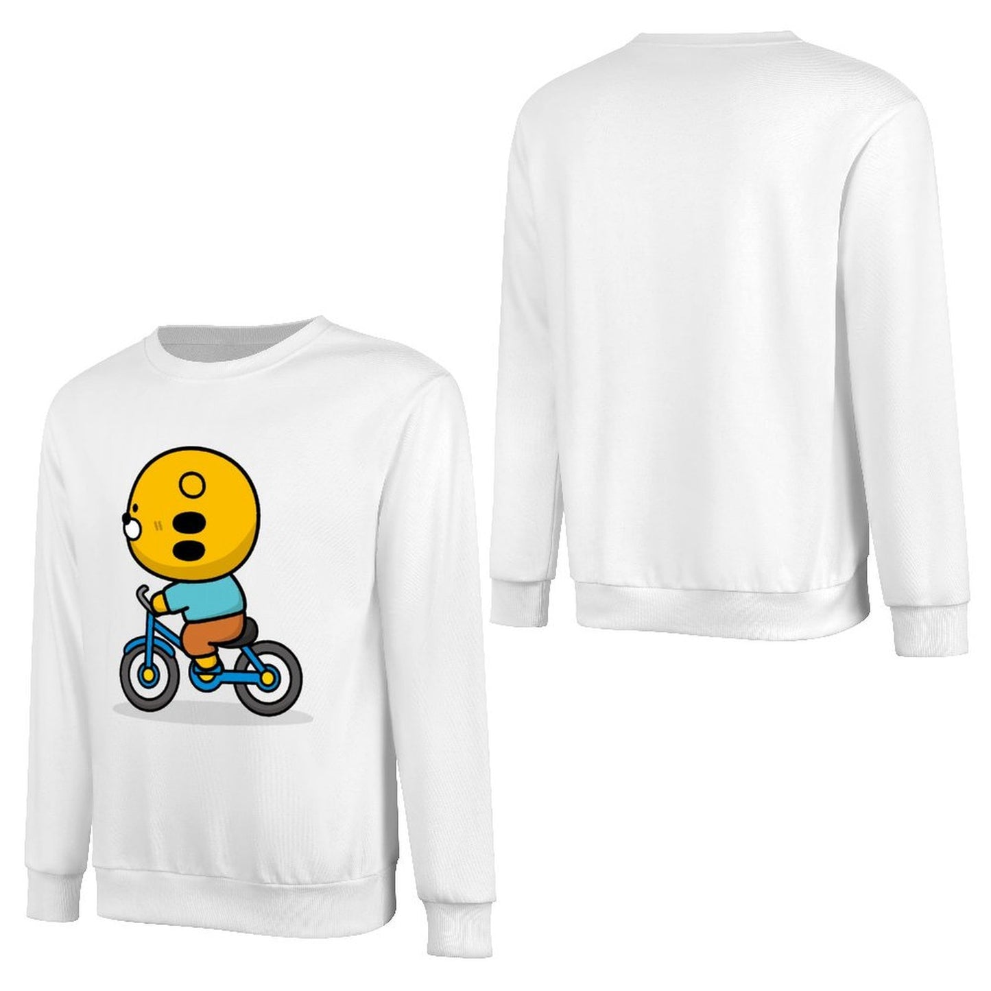 Front Patterned Long Sleeve TopPure ComfortSeries