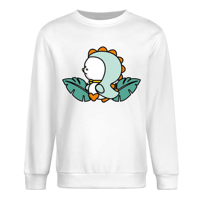 Front Patterned Long Sleeve Top100% Cotton Fitted