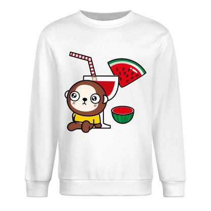 Front Patterned Long Sleeve TopDaily ClassicStyle