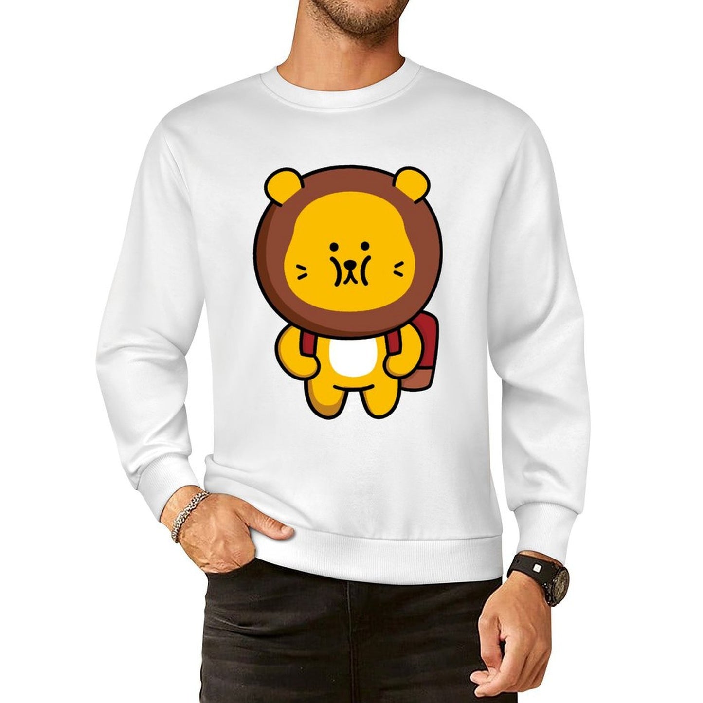 Front Patterned Long Sleeve TopTimeless Refined