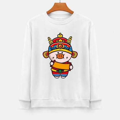 Front Patterned Long Sleeve TopTimeless Clean