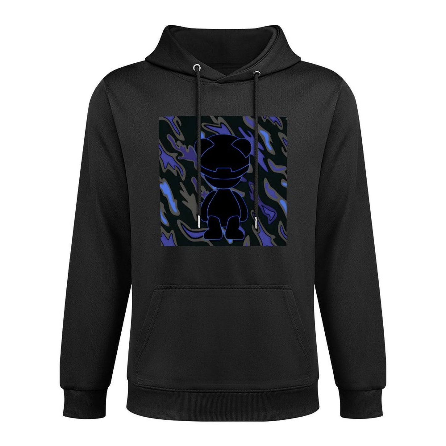 Hoodie Front PatternCrew Neck EasyWear