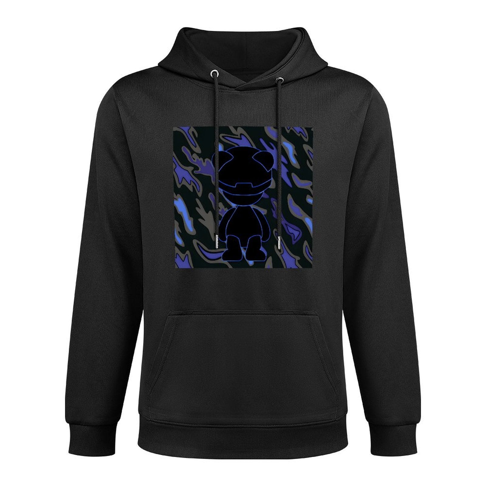 Hoodie Front PatternCrew Neck EasyWear