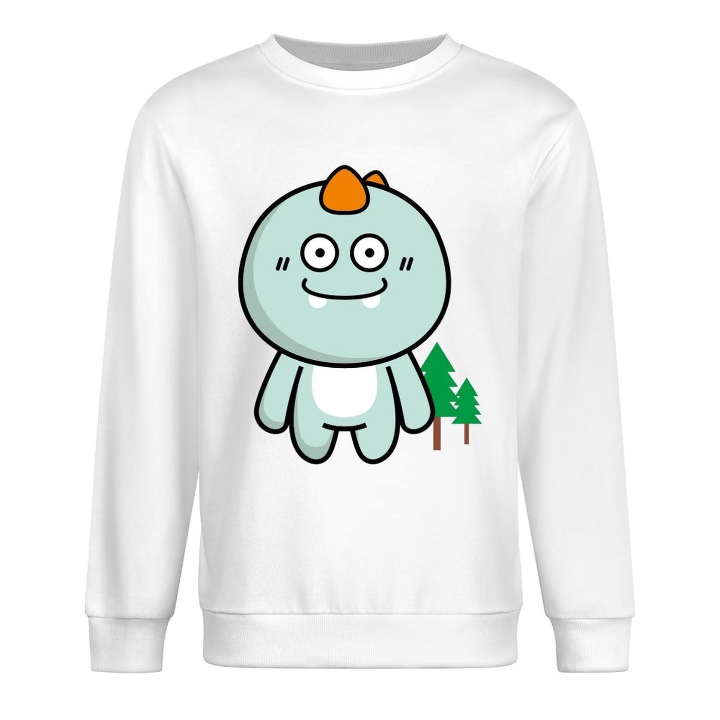 Front Patterned Long Sleeve TopUrban Heat-Transfer