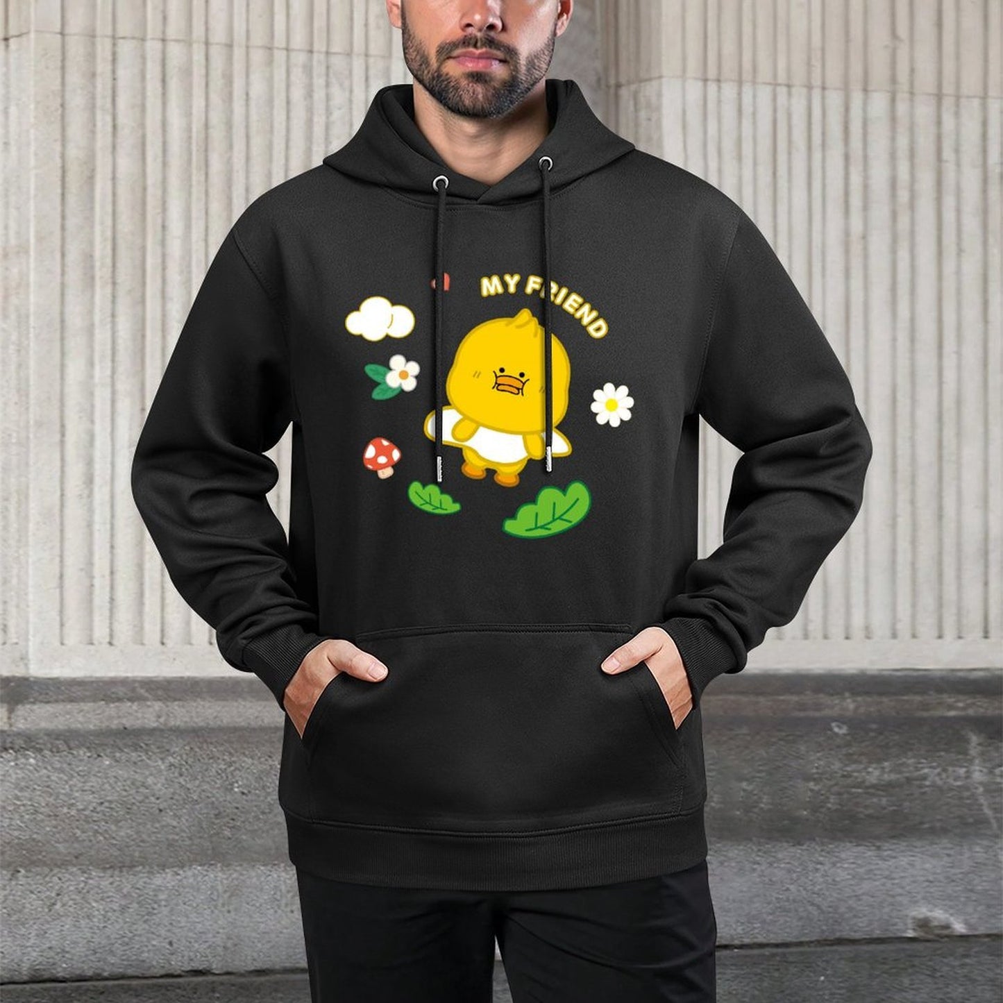 IPBR 250g Hooded Pocket Sweatshirt Front GraphicMen's Hooded  Sweatshirt4001098