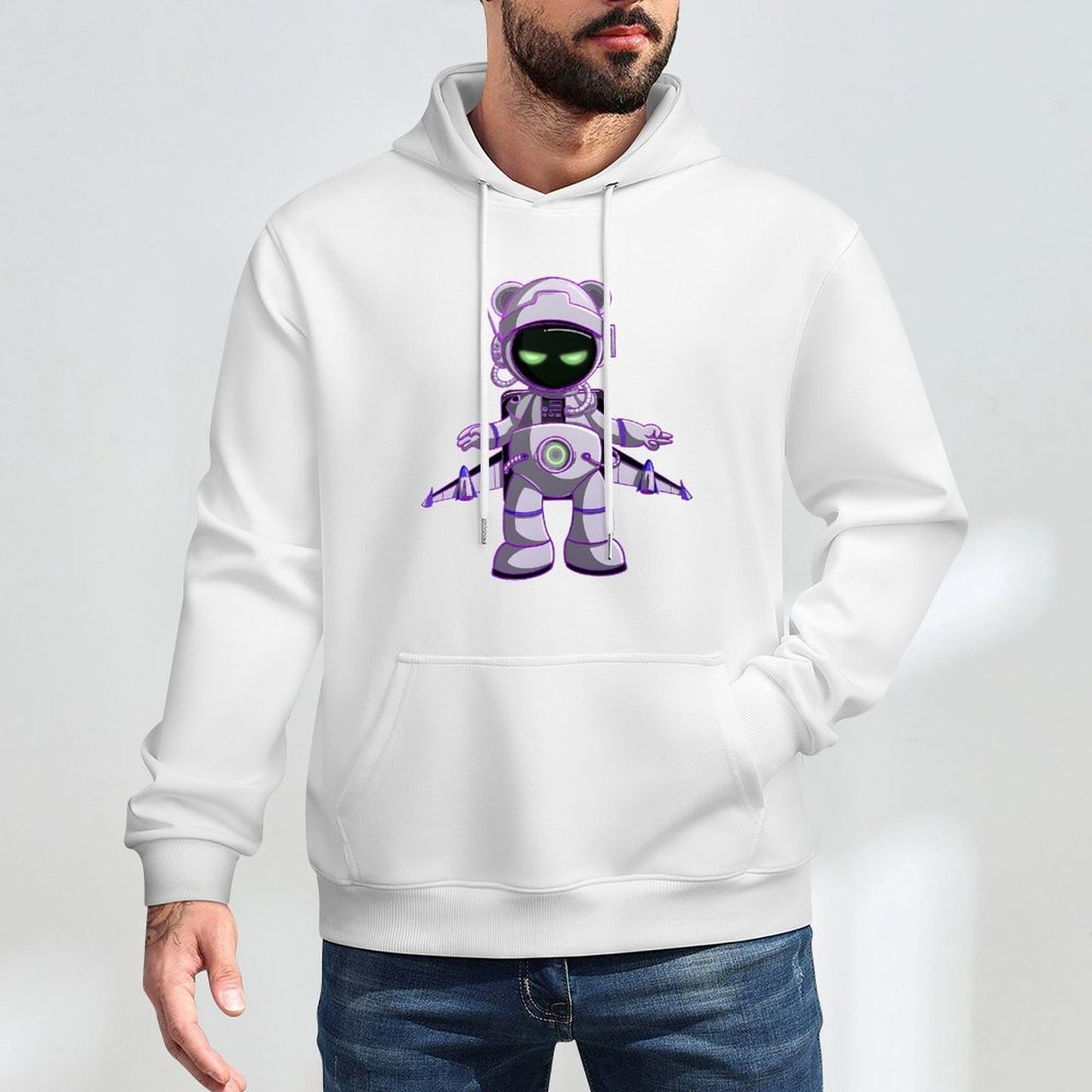 Hoodie Front PatternLooseFit Fade-Resistant