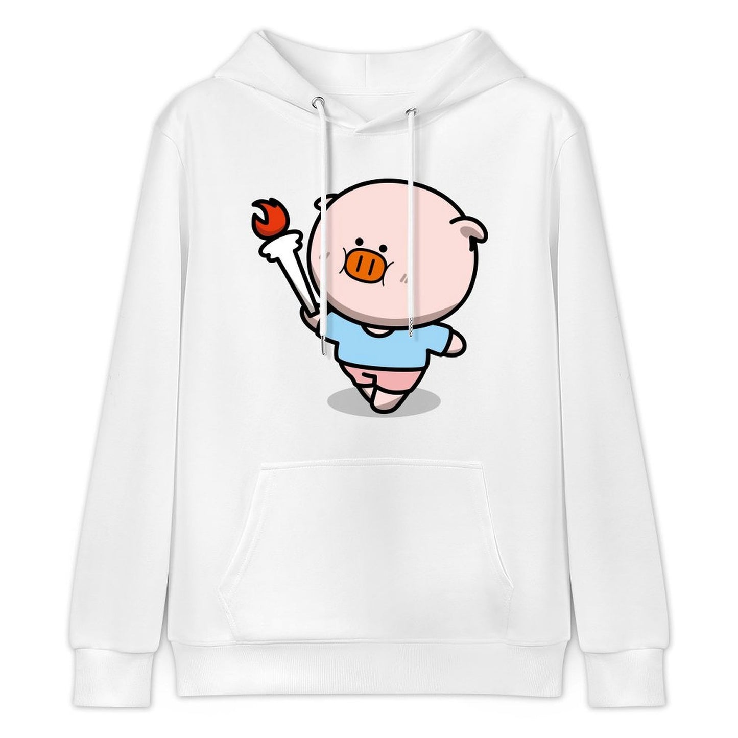 Casual 100% Cotton Front Graphic Hoodies