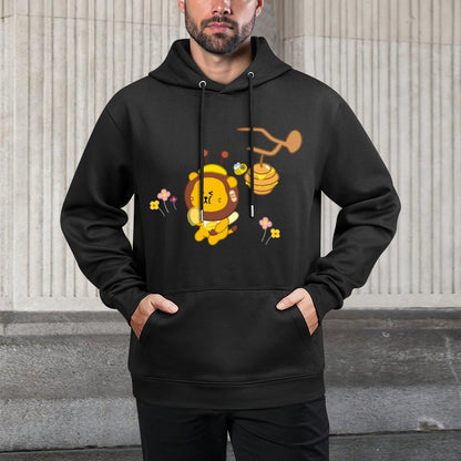 Crewneck Soft-Touch Front Graphic Hoodies