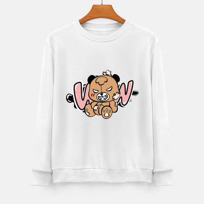 Front Patterned Long Sleeve TopHeat-Transfer ClassicFit