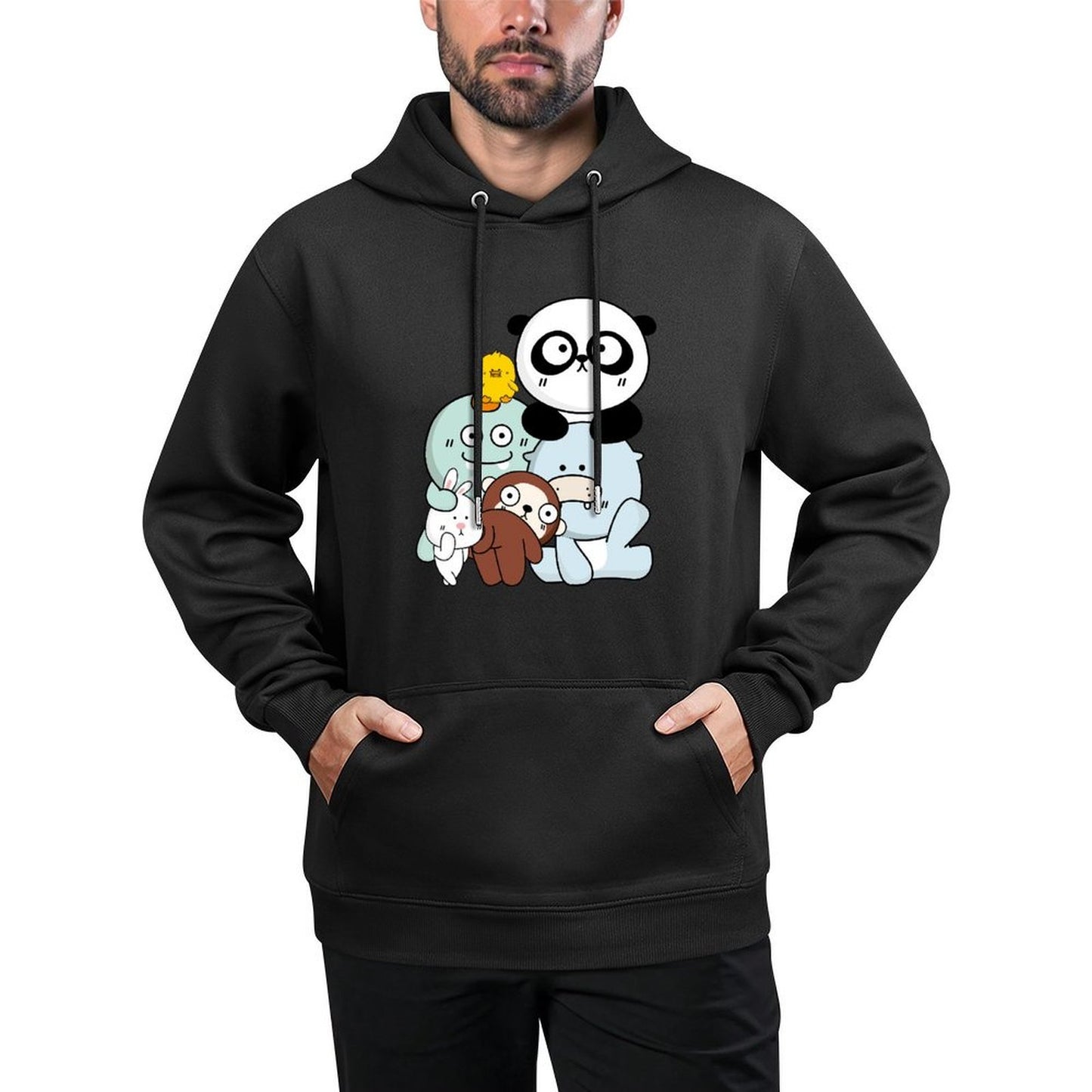 Street RegularFit Front Graphic Hoodies