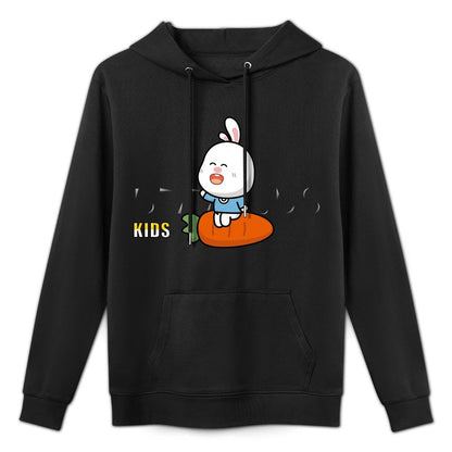 ModernFit Fade-Resistant Front Graphic Hoodies