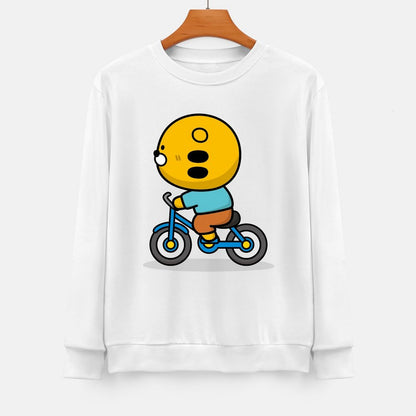 Front Patterned Long Sleeve TopPure ComfortSeries