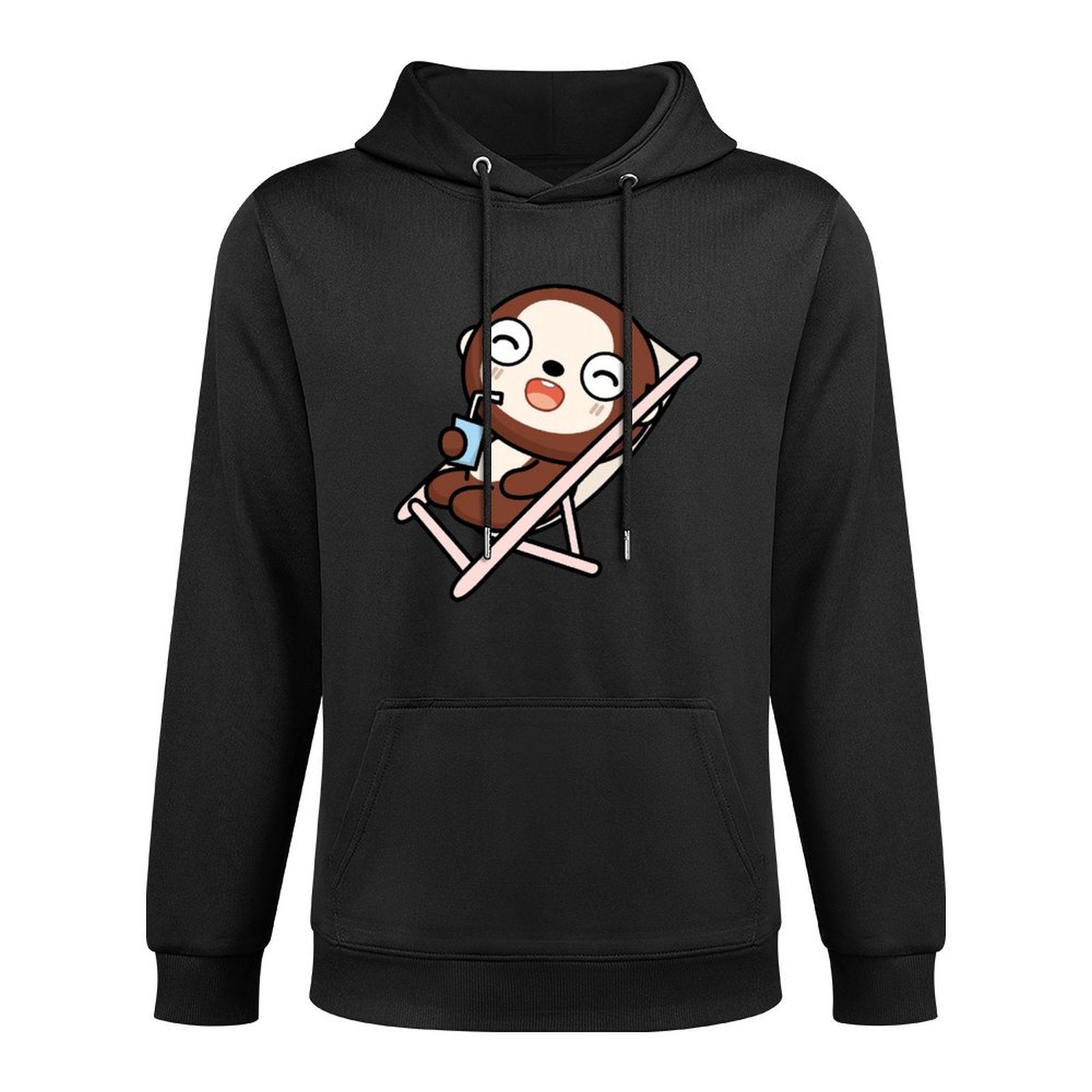 Shrink-Resistant Clean Edges Front Graphic Hoodies