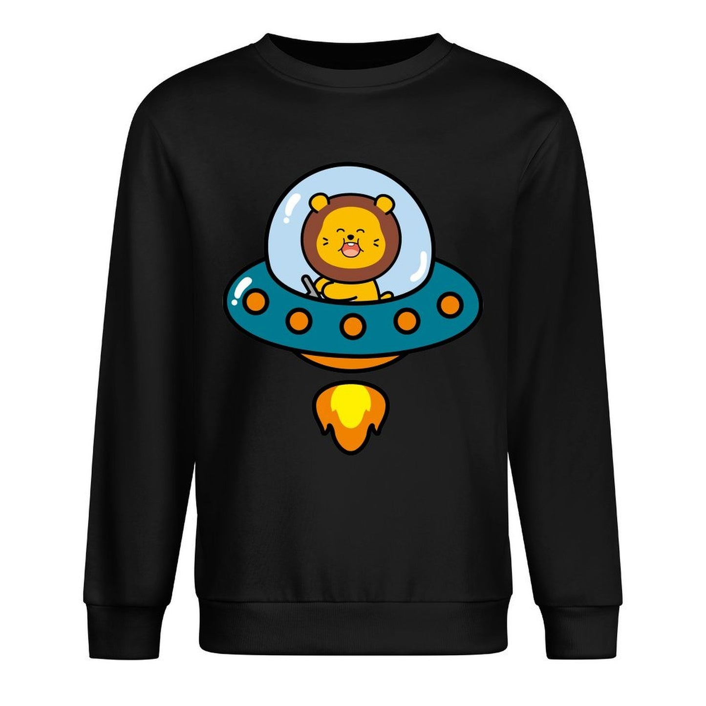 Front Patterned Long Sleeve TopHeat-Transfer Midweight