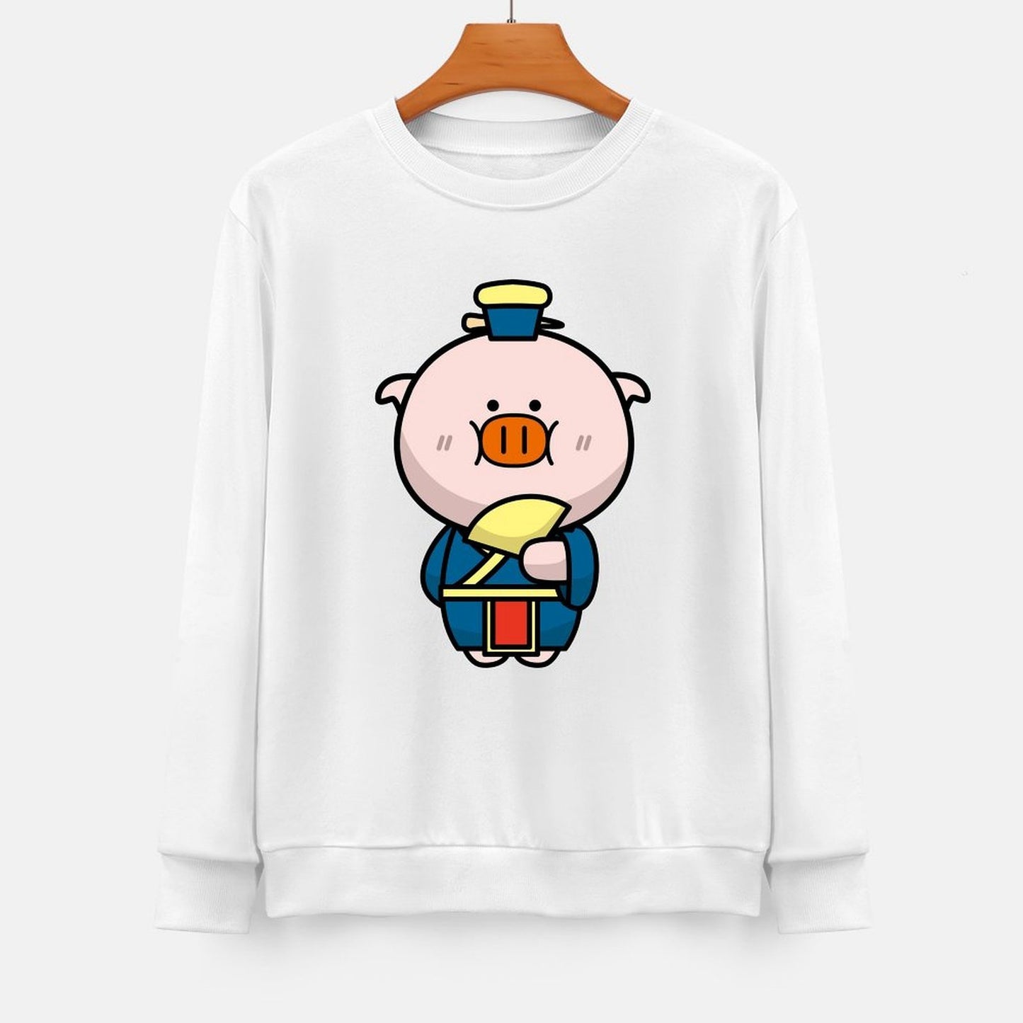 Front Patterned Long Sleeve TopMade-to-Order Premium