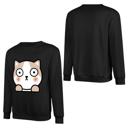 Front Patterned Long Sleeve TopActiveWear Fitted