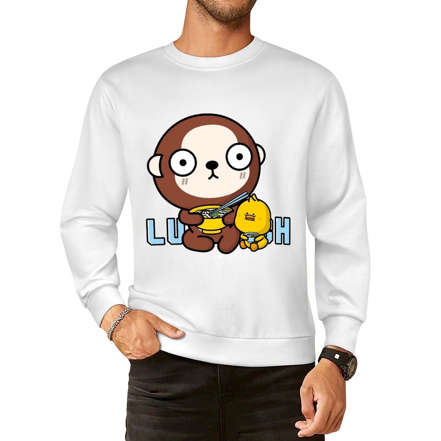 Front Patterned Long Sleeve TopActive Refined