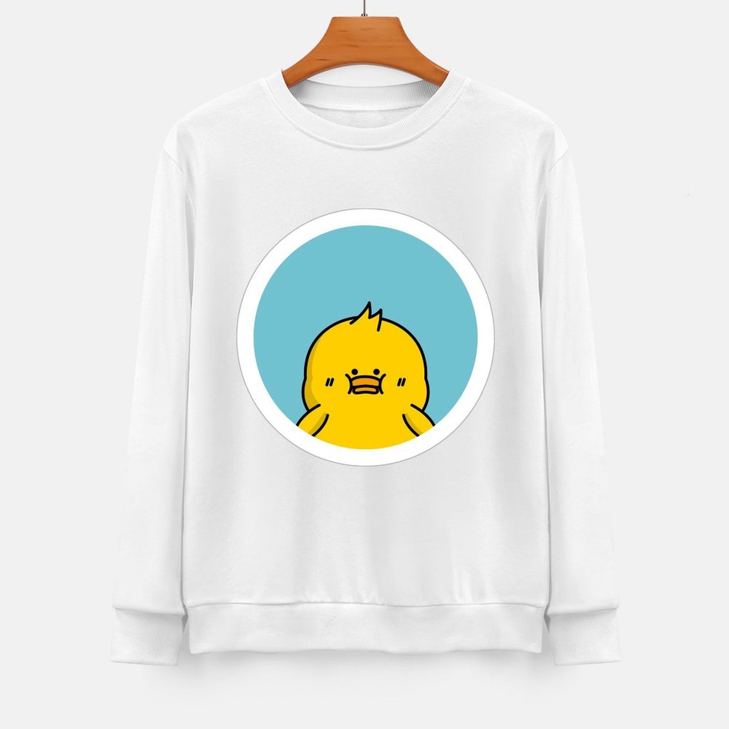 Front Patterned Long Sleeve TopClassicFit RegularFit