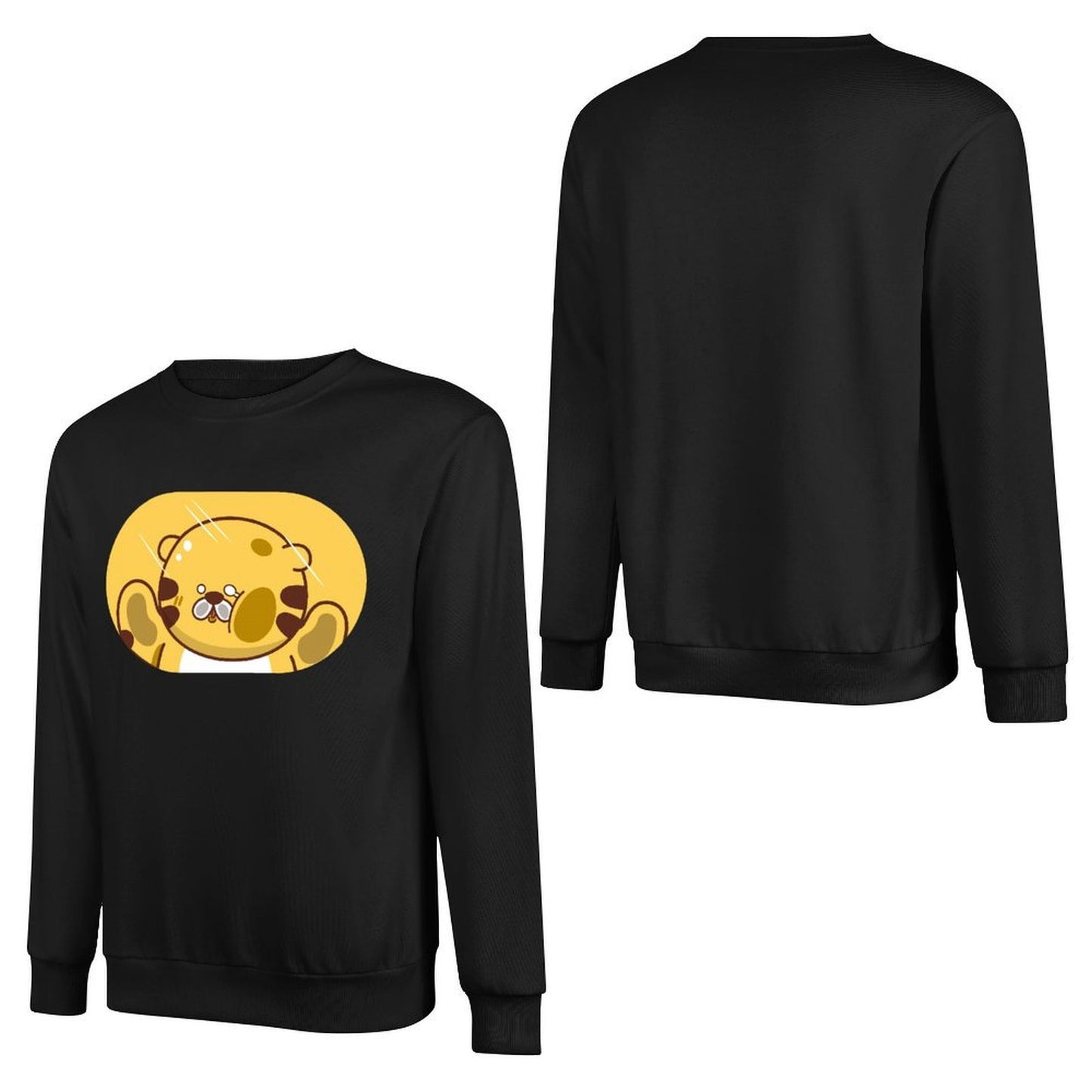 Front Patterned Long Sleeve TopEasyStyle High-Quality