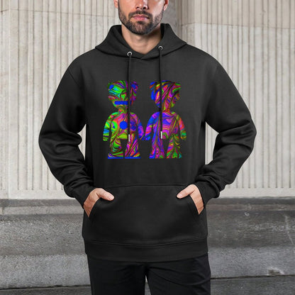 IPIB 250g Hooded Pocket Sweatshirt Front GraphicMen's Hooded  Sweatshirt6000088-6