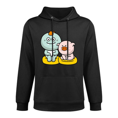 Breathable Sport Front Graphic Hoodies