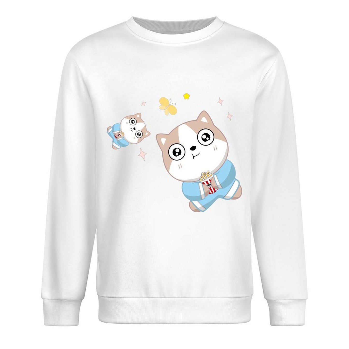 Front Patterned Long Sleeve TopEverydayWear YearRound