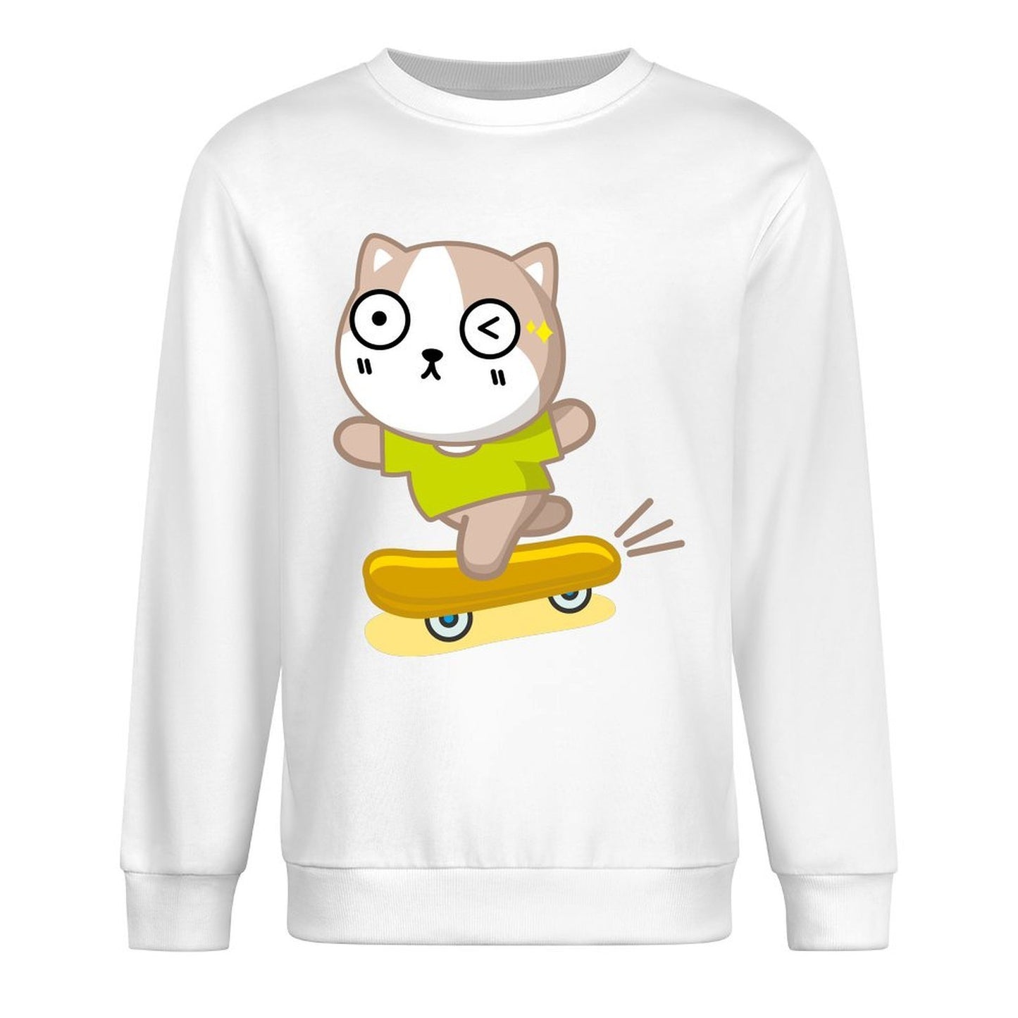 Front Patterned Long Sleeve TopActive Minimal