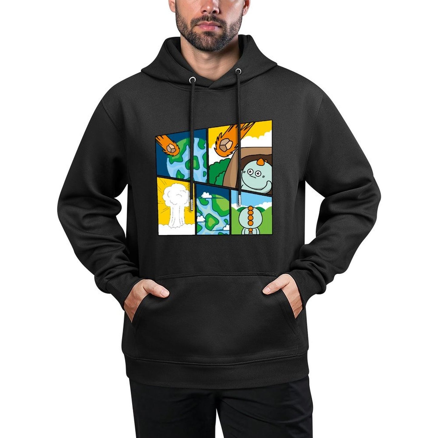 Indoor SmoothWear Front Graphic Hoodies