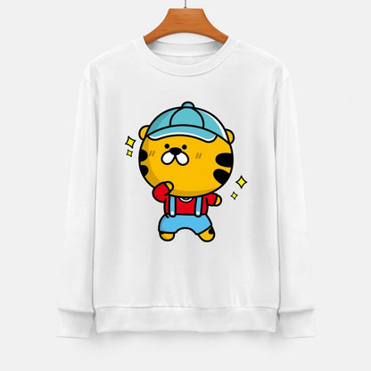 Front Patterned Long Sleeve TopActiveWear Unisex