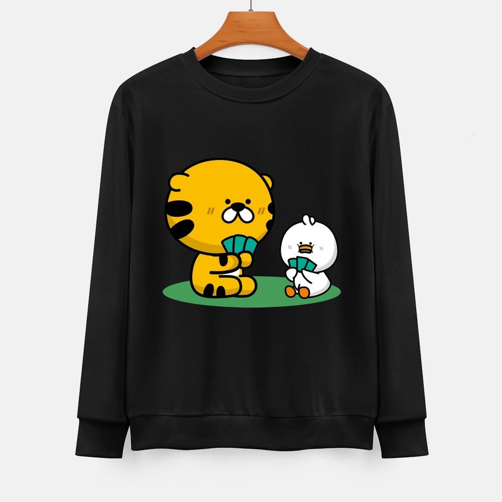  Front Patterned Long Sleeve TopIndoor Fundraising