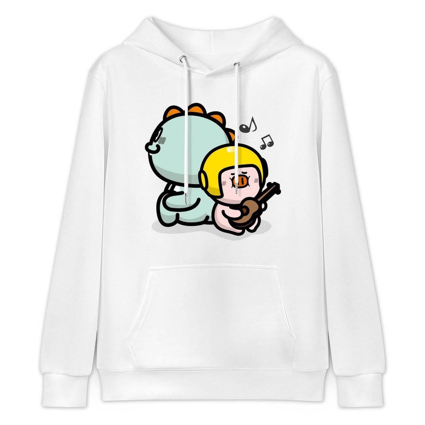 Double-Stitched Durable Front Graphic Hoodies