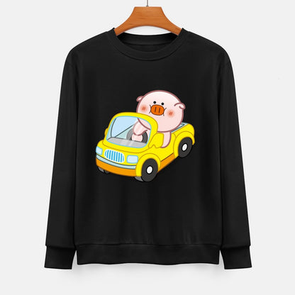  Front Patterned Long Sleeve TopSimple Series