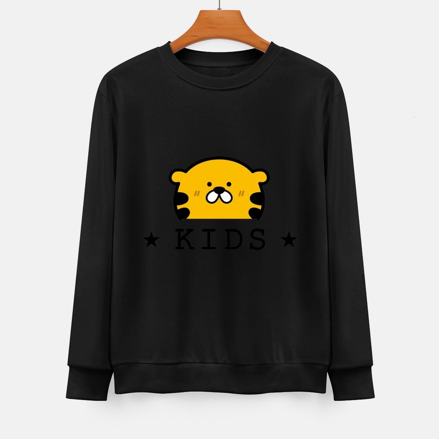  Front Patterned Long Sleeve TopBasicSeries ComfortFit