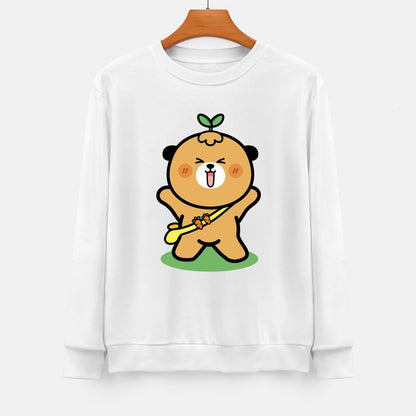 Front Patterned Long Sleeve TopSeamless EasyStyle