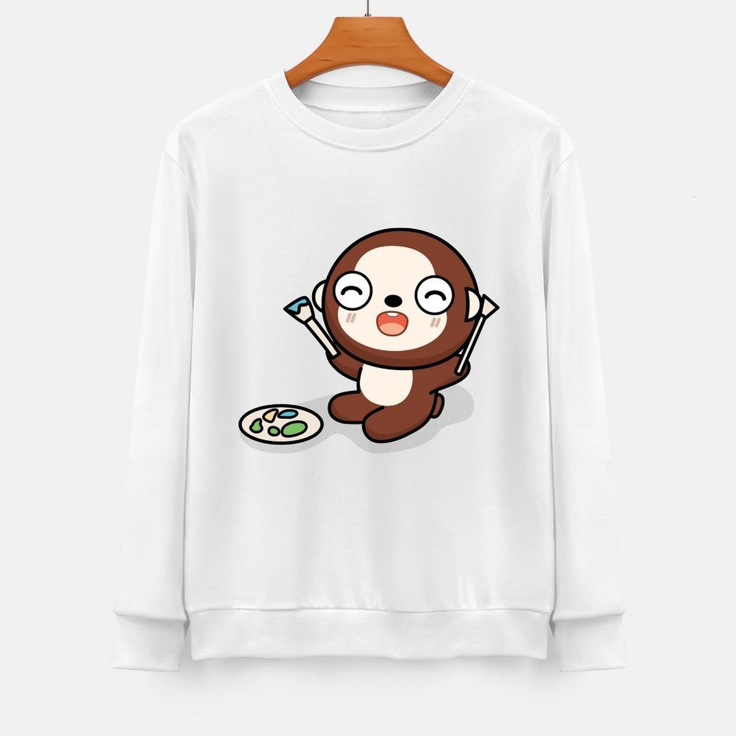 Front Patterned Long Sleeve TopCoreLine Minimal