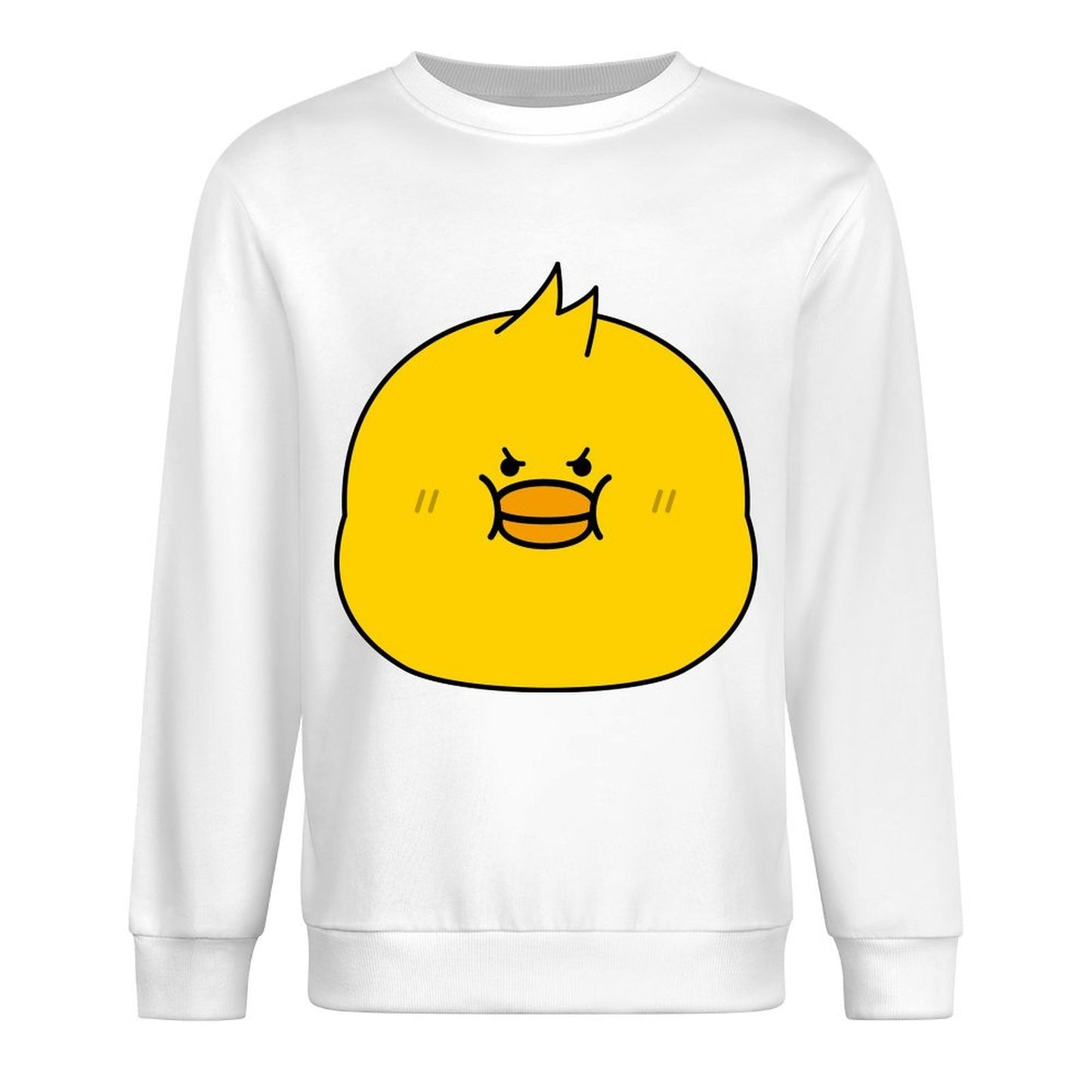 Front Patterned Long Sleeve TopWrinkle-Free Cotton