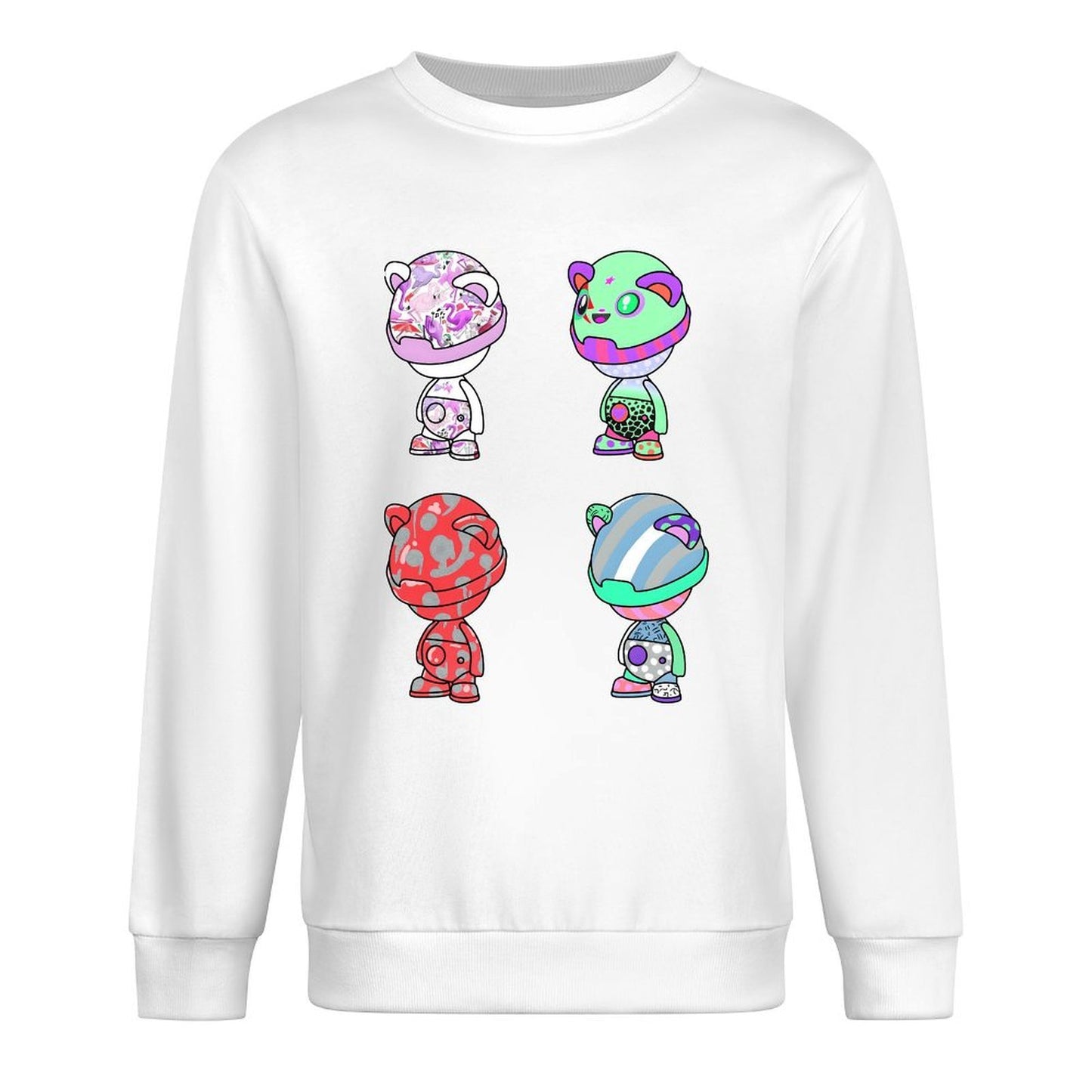 IPIB 250g Crew Neck Long Sleeve Sweatshirt Front GraphicCrew Neck Long Sleeve Sweatshirt6000073-1