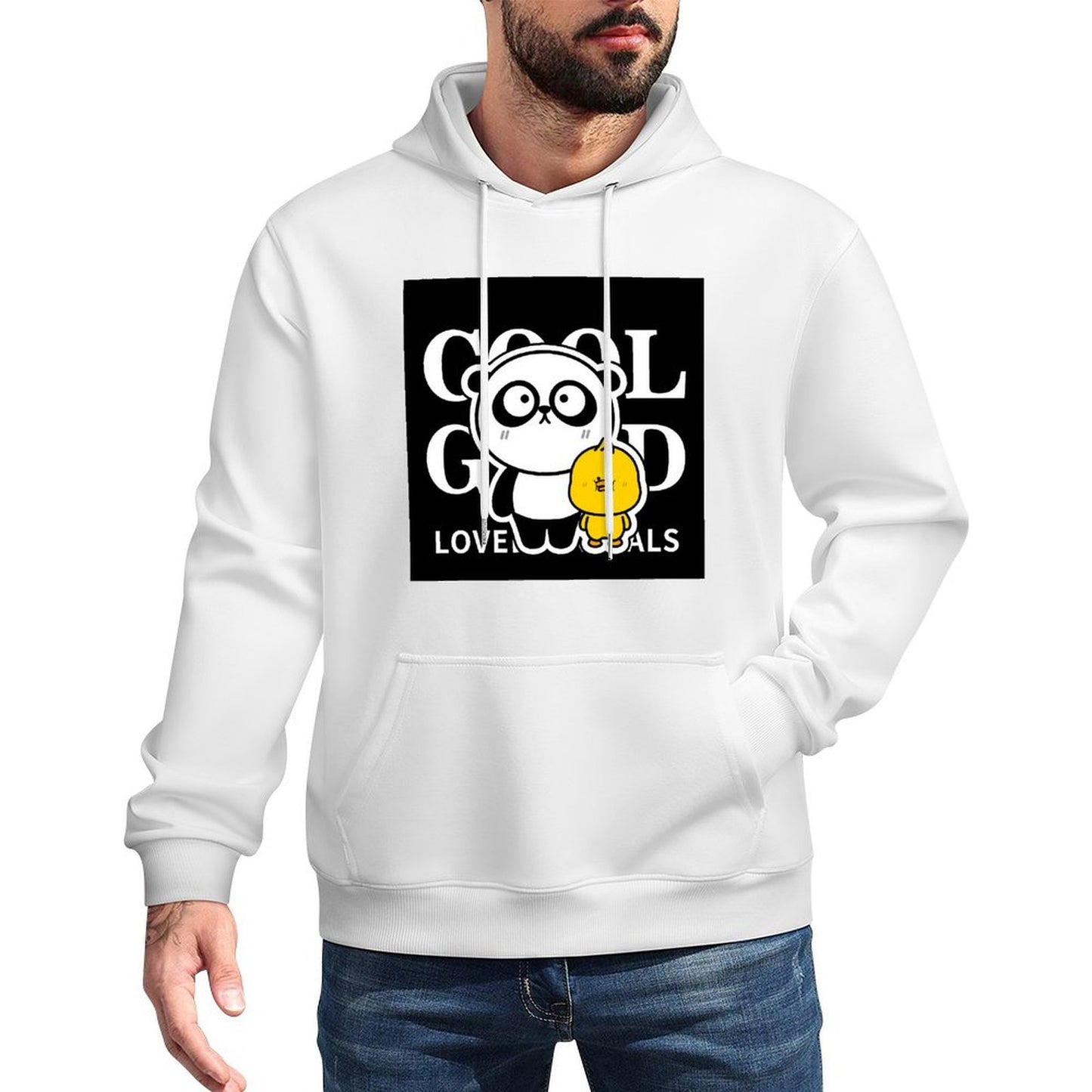 Minimalist ActiveLine Front Graphic Hoodies