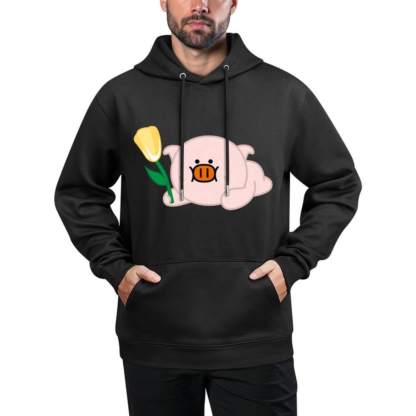 IPBR 250g Hooded Pocket Sweatshirt Front GraphicMen's Hooded  Sweatshirt4001108