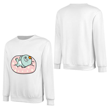 Front Patterned Long Sleeve TopNeutral YearRound