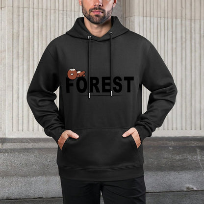 ClassicFit Sleek Front Graphic Hoodies