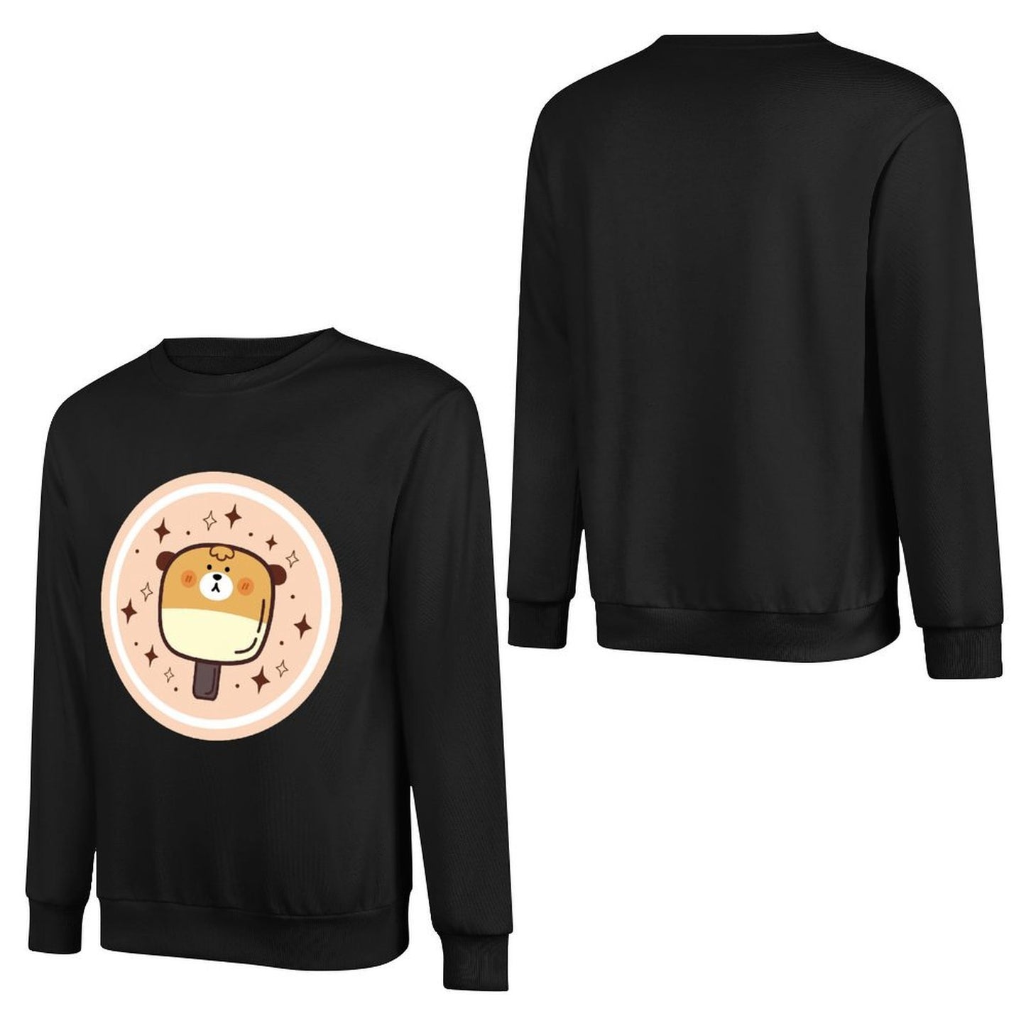 Front Patterned Long Sleeve TopChill ComfortSeries