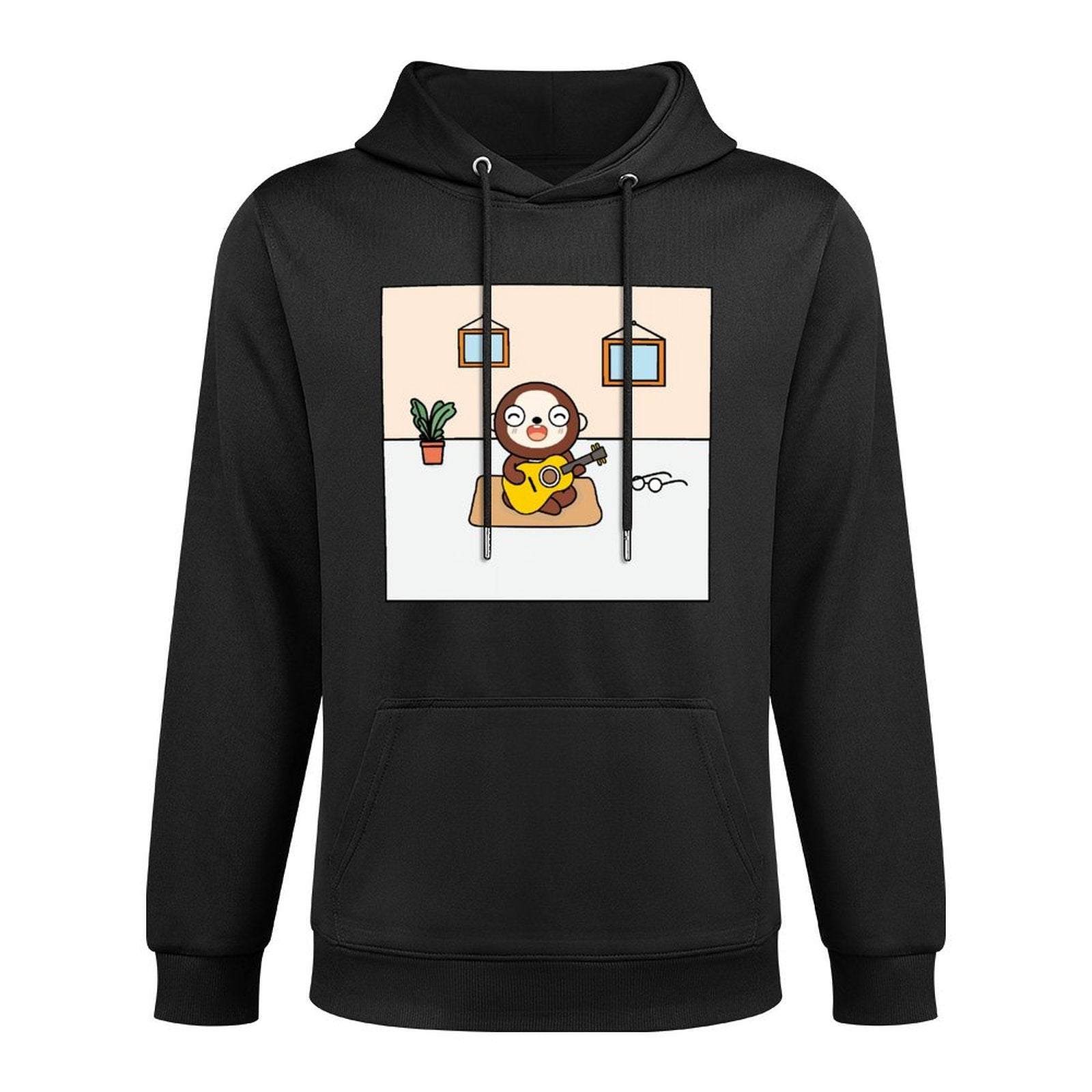 Performance Relaxed Fit Front Graphic Hoodies