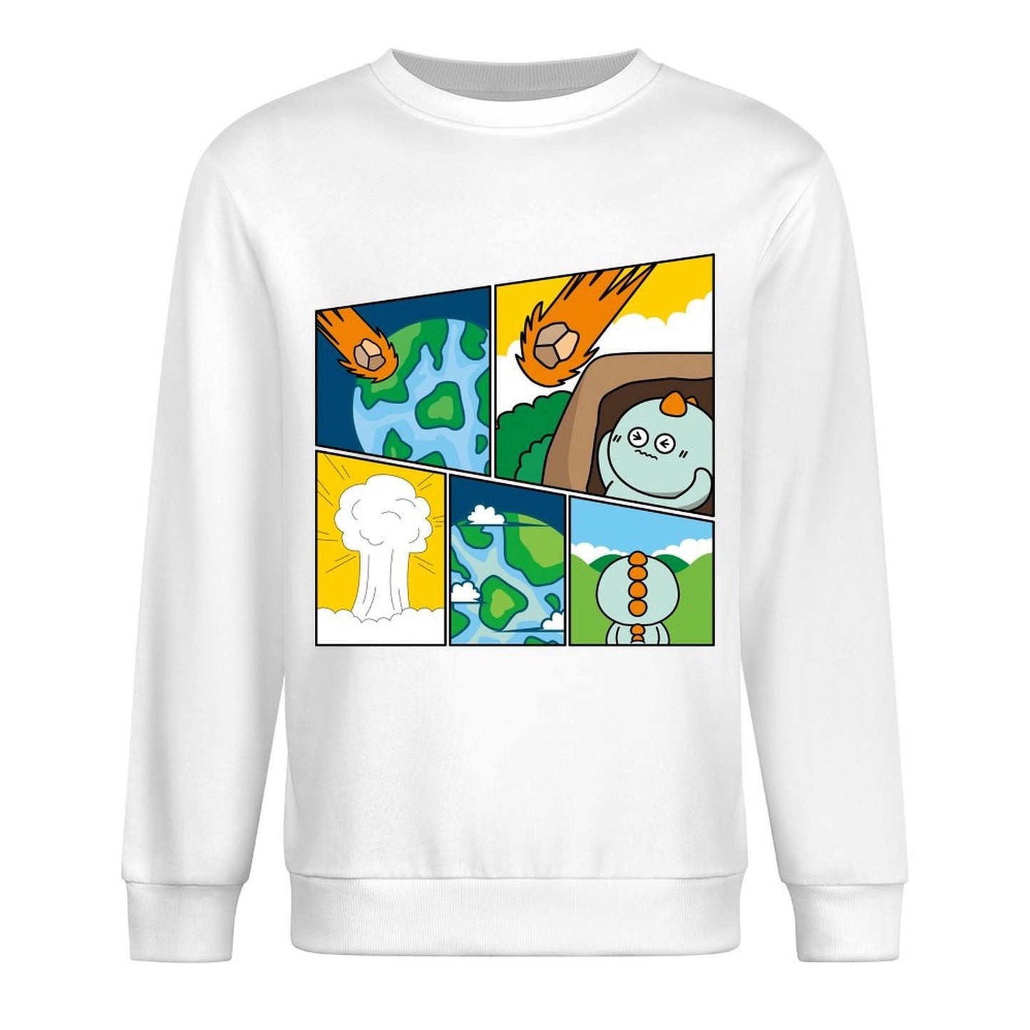 Front Patterned Long Sleeve TopSoftLine PremiumSeries